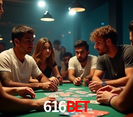 Interface moderna da plataforma 616Bet